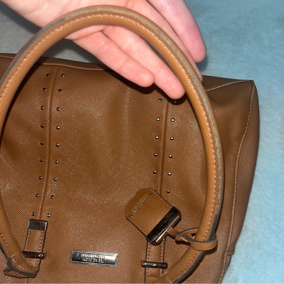 Kenneth Cole Reaction Melanie double handle purse brown - Picture 14 of 14